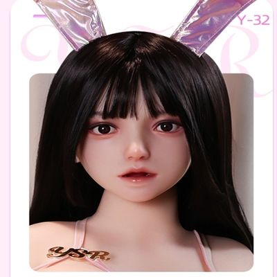 comprare Testa di bambola sessuale personalizzabile con faccia grassa, testa di bambola sessuale con pelle morbida fabbricazione online